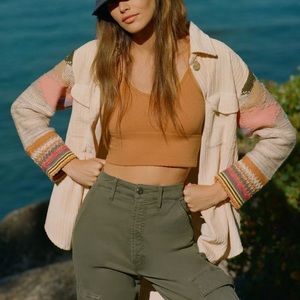 NWT! Anthropologie Pilcro Easygoing Shirt Jacket Large Petite